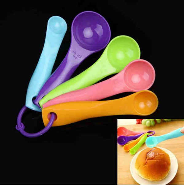 5PC Kitchen Measuring Cup And Spoon 